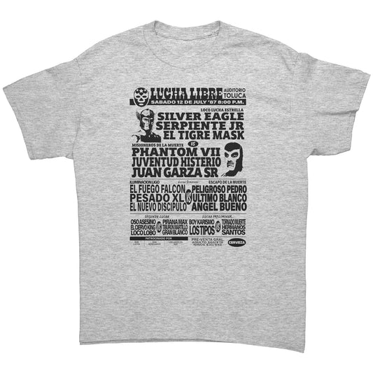 Vintage Lucha Libre Poster - Men's T-Shirt