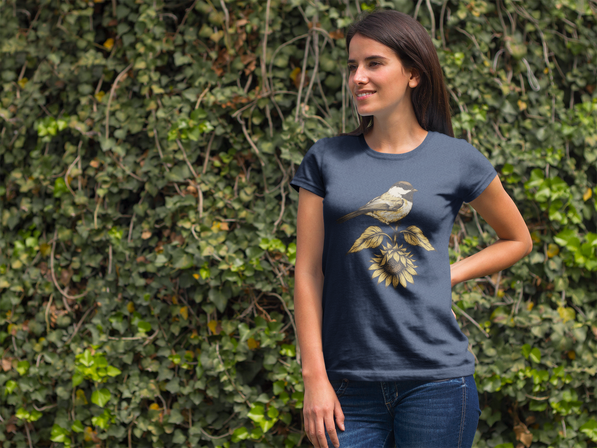 Favorite Backyard Bird Chickadee Graphic Tee