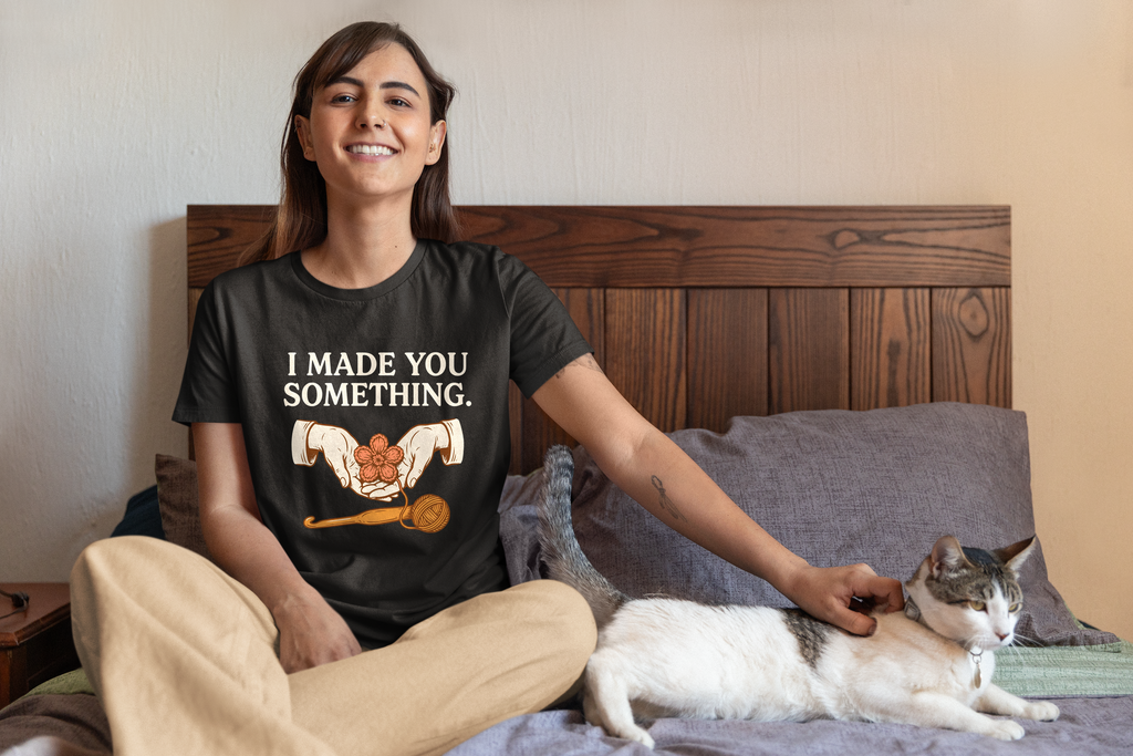 I Made You Something Crochet Graphic Tee