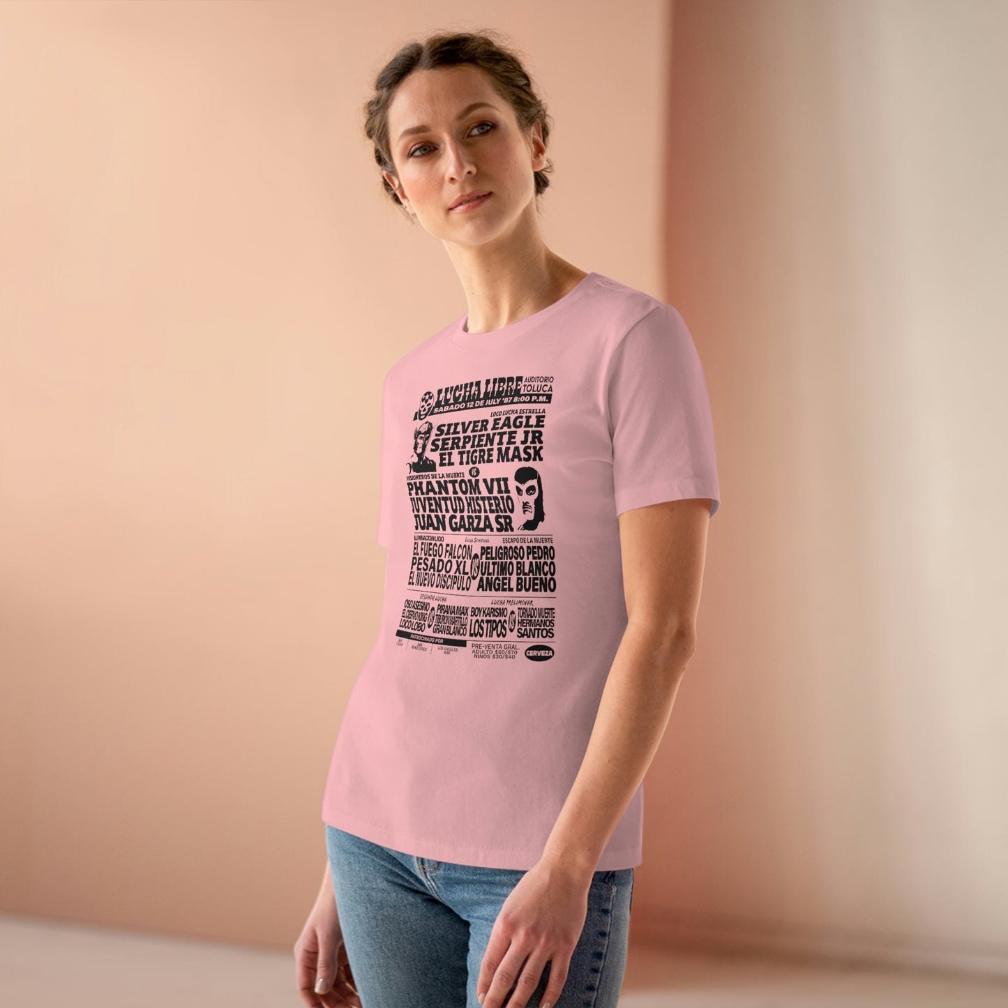 Vintage Lucha Libre Poster - Women’s T-Shirt