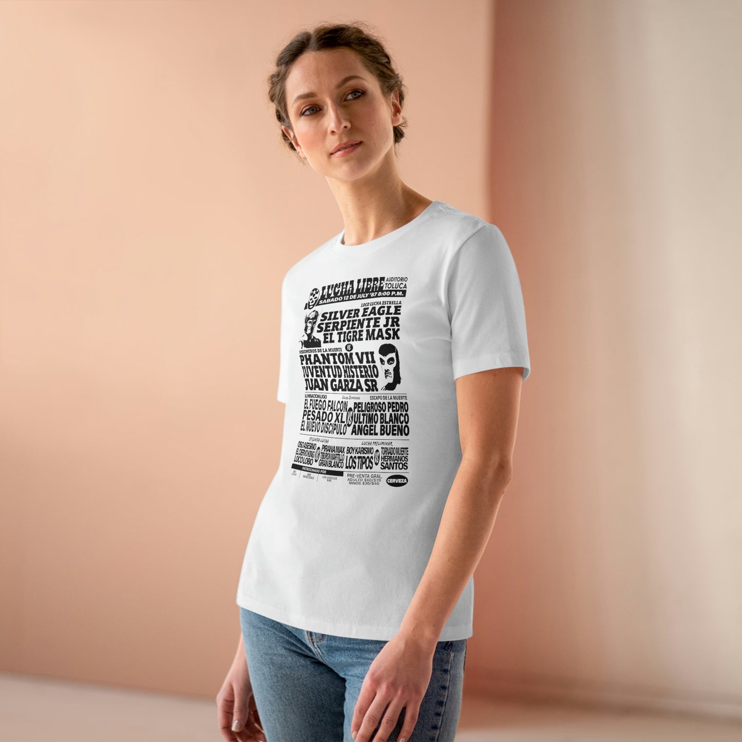 Vintage Lucha Libre Poster - Women’s T-Shirt
