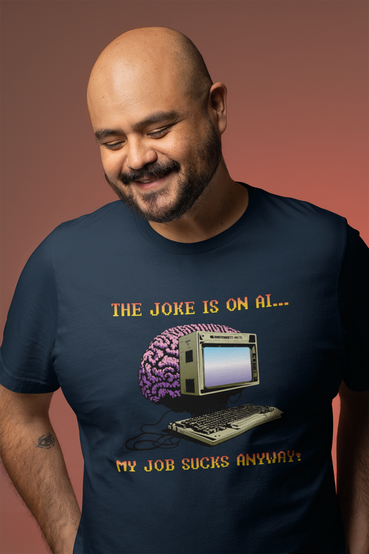 Joke's on AI - Men's T-Shirt